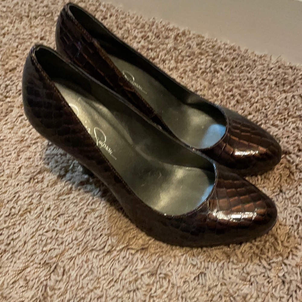 Brown heels